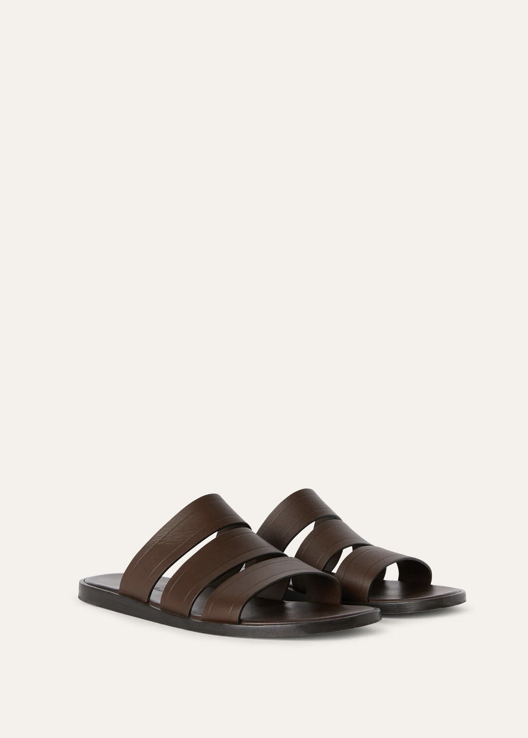 Naha calfskin sandal - Dark Mocha H0JF
