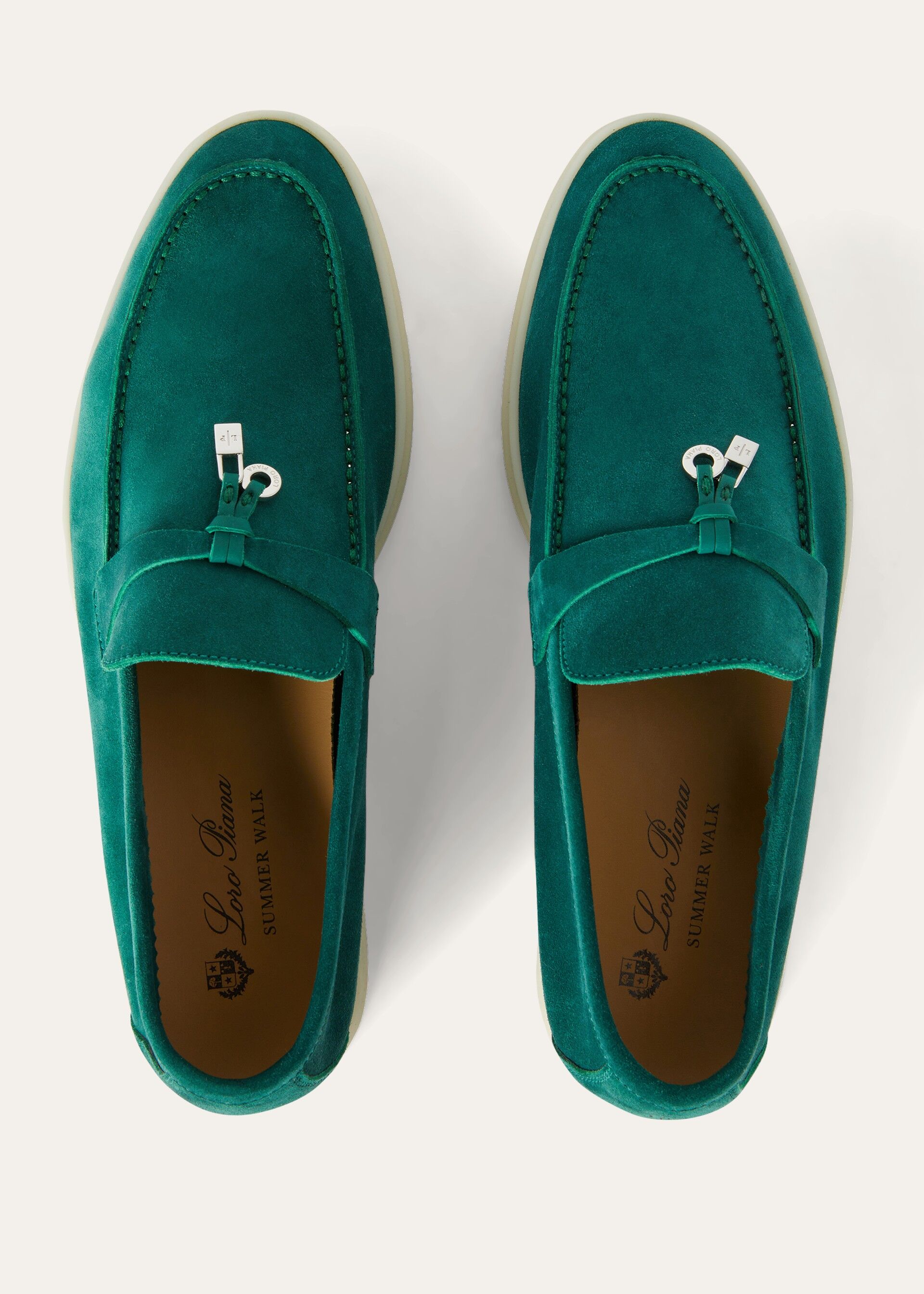 Summer Charms Walk Suede Moccasin - Forest Leaves