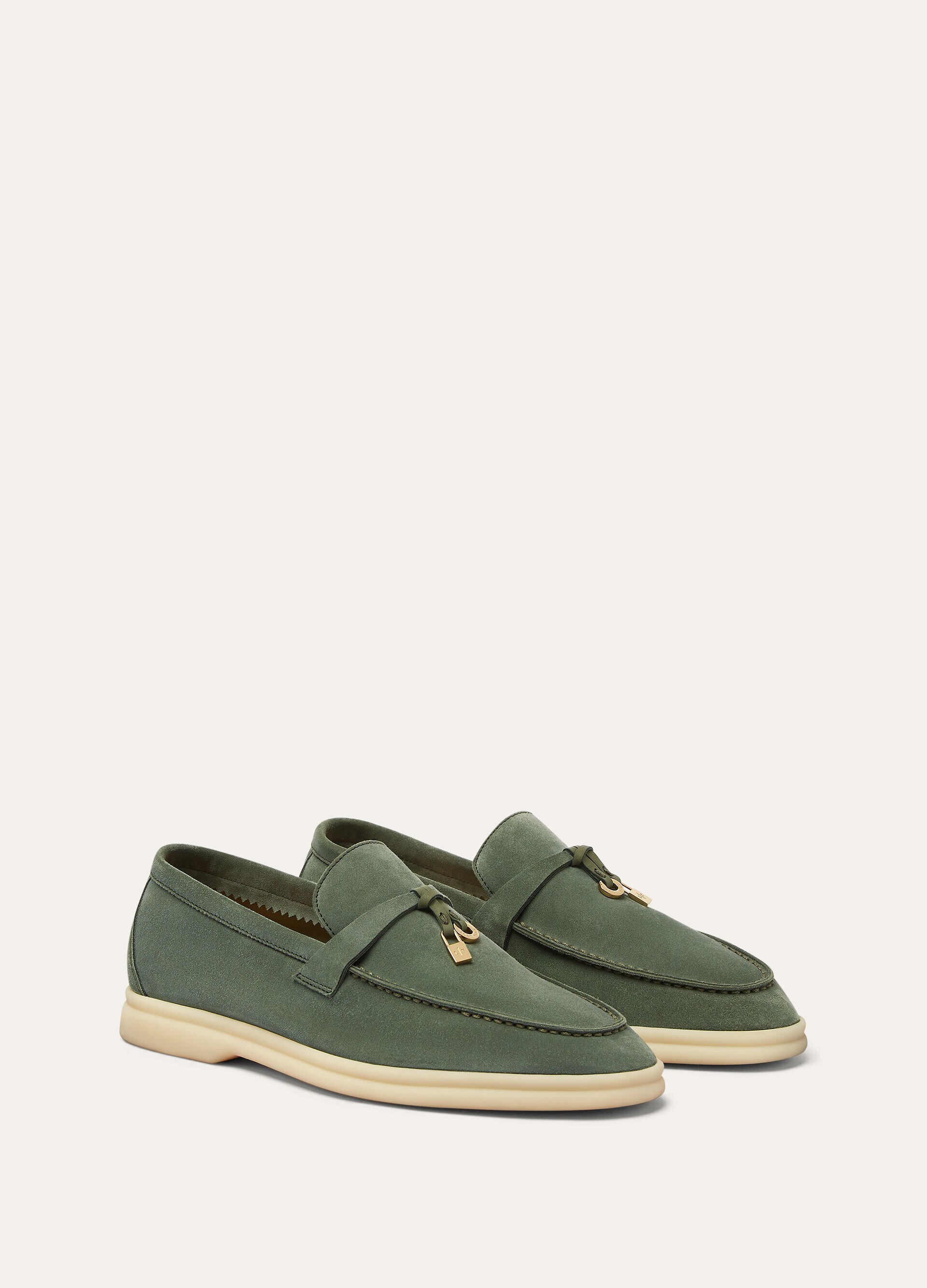 Summer Charms Walk Suede Moccasin - Green Lagoon